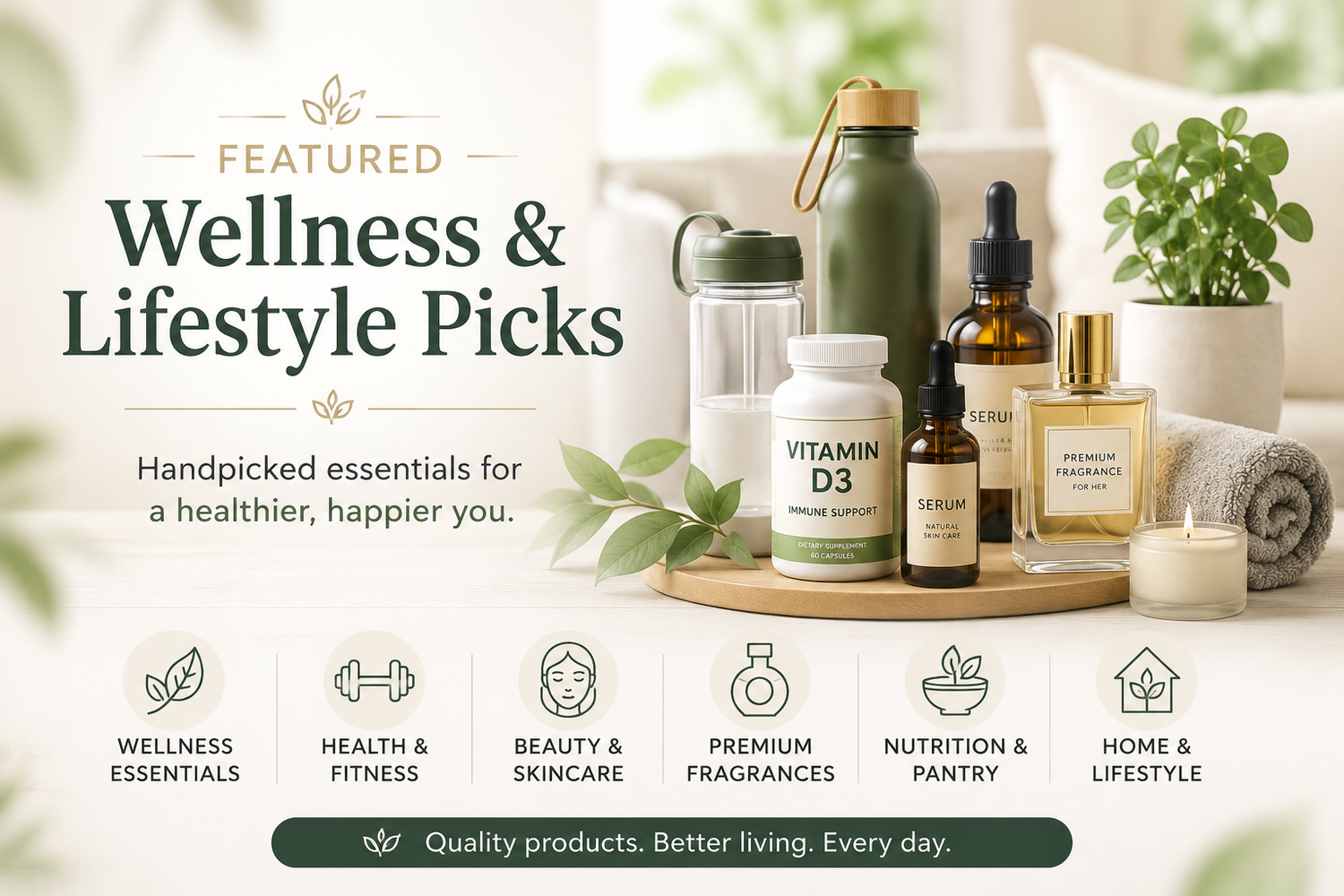 Featured Viraelia wellness, beauty and lifestyle products