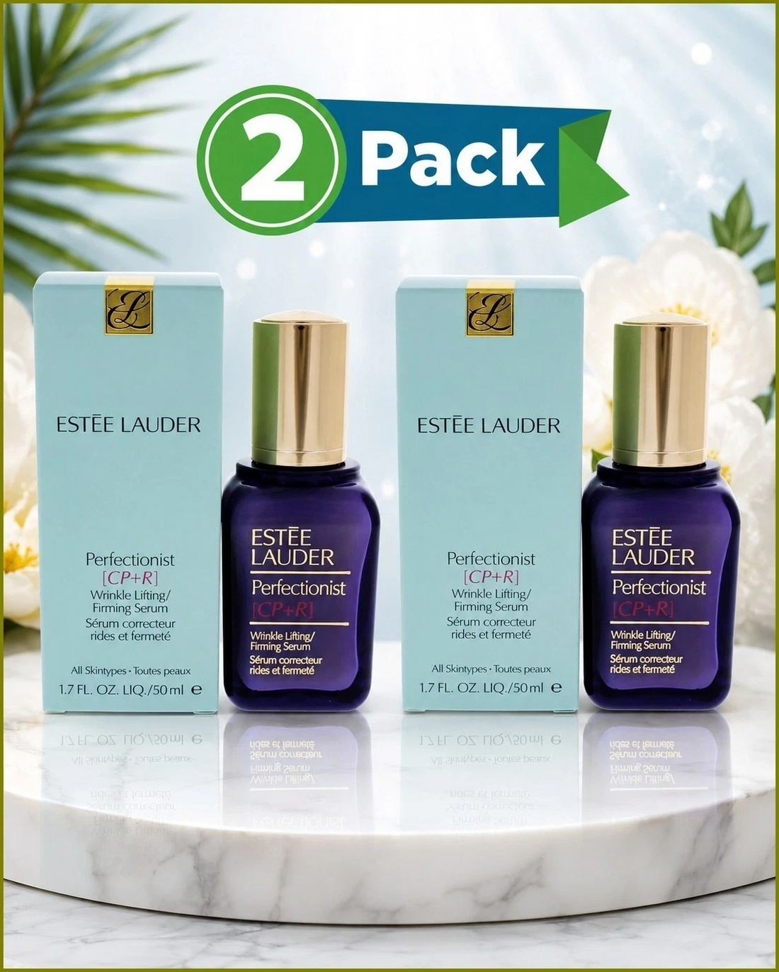 Estée Lauder Perfectionist [CP+R] Wrinkle Lifting/Firming Serum 1.7 fl oz – 2 Pack
