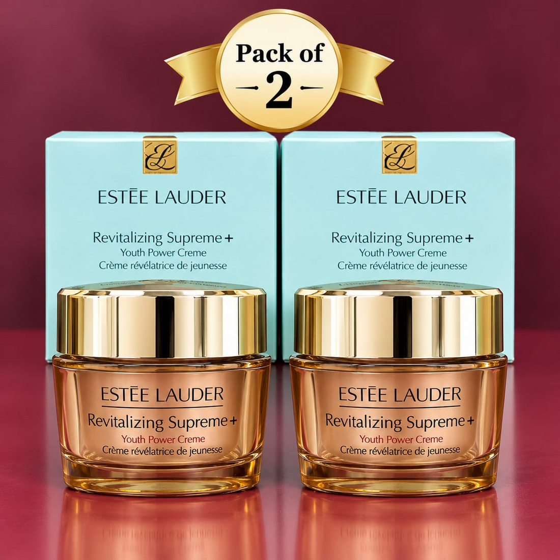 Estée Lauder Revitalizing Supreme+ Youth Power Creme – 2 Pack