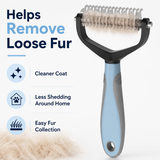 Premium Self-Cleaning Slicker Brush for Long & Short Hair Pets