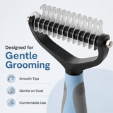 Premium Self-Cleaning Slicker Brush for Long & Short Hair Pets