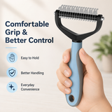 Premium Self-Cleaning Slicker Brush for Long & Short Hair Pets