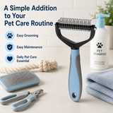 Premium Self-Cleaning Slicker Brush for Long & Short Hair Pets