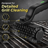 Rechargeable Electric Grill Brush for Outdoor BBQ