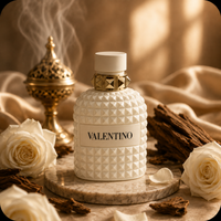 NEW VALENTINO UOMO BORN IN ROMA IVORY EDT SPRAY FOR MEN 3.4 Oz / 100 ml.