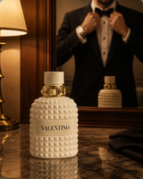 NEW VALENTINO UOMO BORN IN ROMA IVORY EDT SPRAY FOR MEN 3.4 Oz / 100 ml.