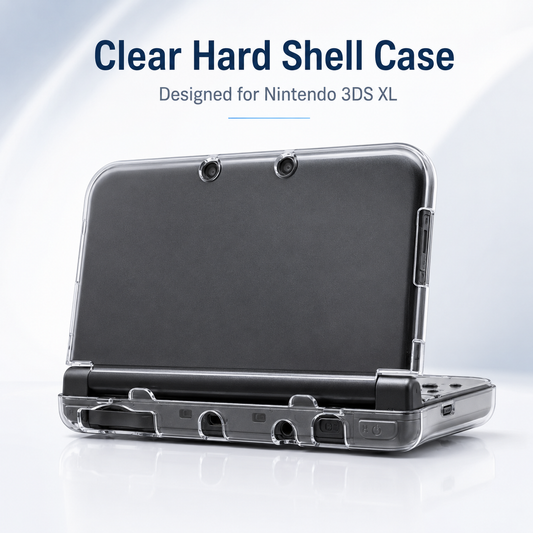 Crystal Clear Hard Cover for Nintendo 3DS XL & LL Console