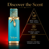 Vulcan Feu Men's Perfume 3.4 fl oz Long-Lasting EDP
