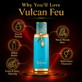 Vulcan Feu Men's Perfume 3.4 fl oz Long-Lasting EDP