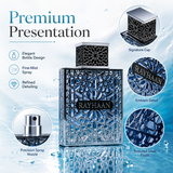 Rayhaan Aquatica Men's Eau de Parfum 3.4 oz Fresh Scent