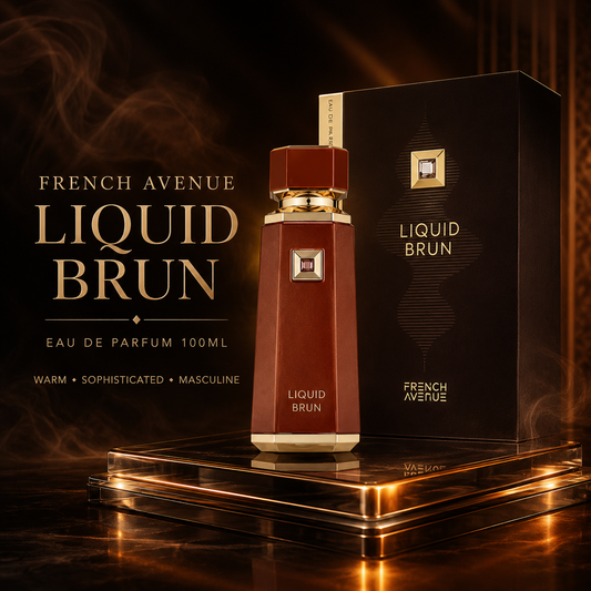 French Avenue Liquid Brun Men's Perfume 100ml Warm Vanilla Woody