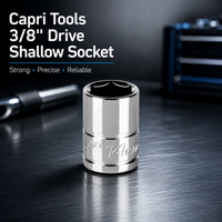 Capri Tools 6-Point Socket 3/8" Drive Hand Tool