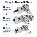 Universal Metal Watch Band Link Pin Remover Repair Tool Kit