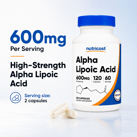 Nutricost Alpha Lipoic Acid 600mg  120 Caps