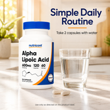 Nutricost Alpha Lipoic Acid 600mg  120 Caps