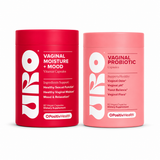 URO Vaginal Probiotics & Moisture Support Supplement Bundle 60ct