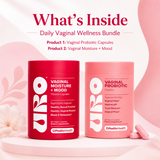URO Vaginal Probiotics & Moisture Support Supplement Bundle 60ct