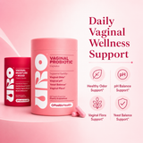 URO Vaginal Probiotics & Moisture Support Supplement Bundle 60ct