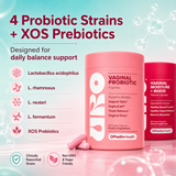 URO Vaginal Probiotics & Moisture Support Supplement Bundle 60ct