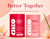 URO Vaginal Probiotics & Moisture Support Supplement Bundle 60ct