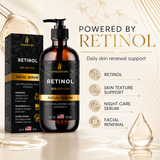 InstaSkincare Anti-aging Retinol Face Serum Vitamin C, A, E Hyaluronic Acid 8oz