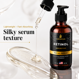 InstaSkincare Anti-aging Retinol Face Serum Vitamin C, A, E Hyaluronic Acid 8oz