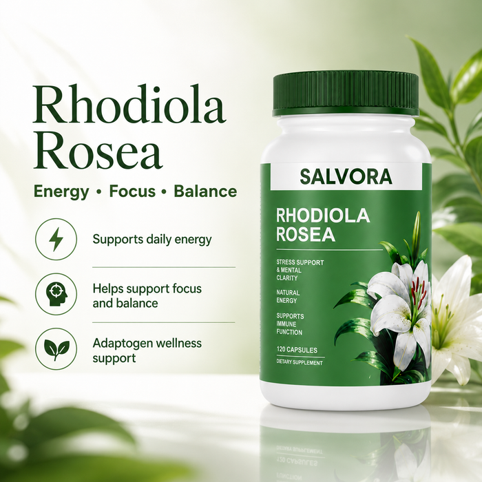 Viraelia Rhodiola Rosea Adaptogen Support Capsules