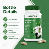 Viraelia Rhodiola Rosea Adaptogen Support Capsules