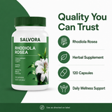 Viraelia Rhodiola Rosea Adaptogen Support Capsules