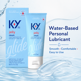 K-Y Water-Based Personal Lubricant Jelly 4 oz Tube