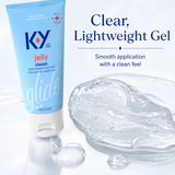 K-Y Water-Based Personal Lubricant Jelly 4 oz Tube