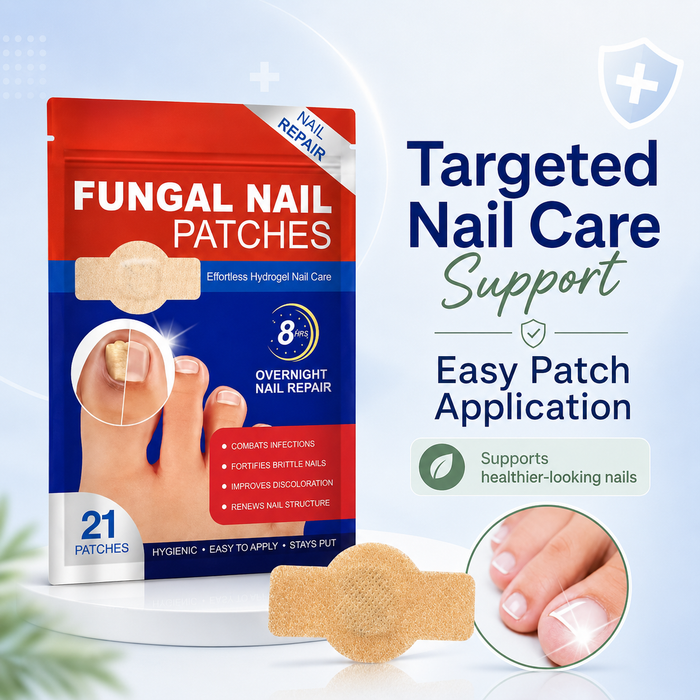 Pack of 2  Overnight Toenail Care Treatment Patches - 42 pcs