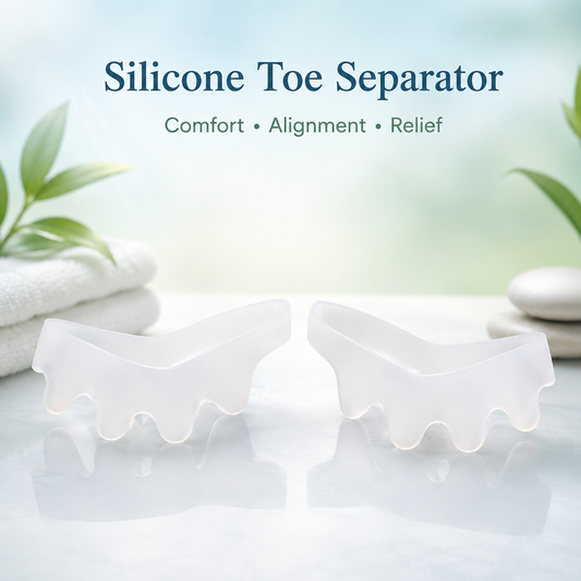 Soft Silicone Toe Straightener Spacer for Hallux Valgus