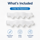Soft Silicone Toe Straightener Spacer for Hallux Valgus