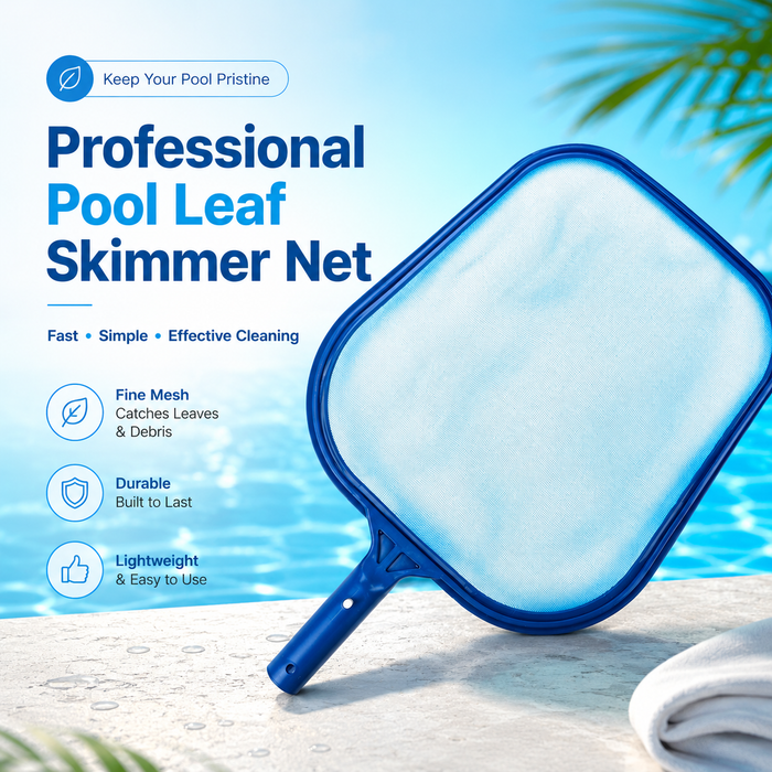 Professional Pool Cleaning Skimmer Net for Leaves & Debris
