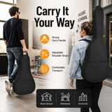 Waterproof 41 Inch Guitar Gig Bag for Classical & Acoustic Guitars