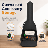 Waterproof 41 Inch Guitar Gig Bag for Classical & Acoustic Guitars