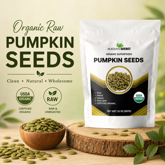 Mayan's Secret Organic Pumpkin Seeds 2lb Parve & Non-GMO
