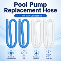 Intex Pool Pump Replacement Hose Kit 2-Pack for Above Ground Pools