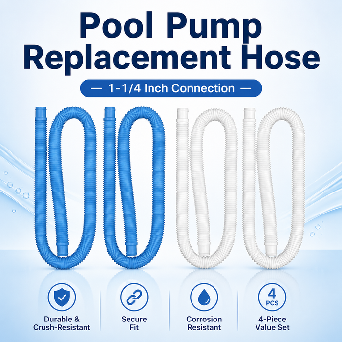 Intex Pool Pump Replacement Hose Kit 2-Pack for Above Ground Pools