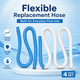Intex Pool Pump Replacement Hose Kit 2-Pack for Above Ground Pools