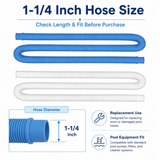 Intex Pool Pump Replacement Hose Kit 2-Pack for Above Ground Pools
