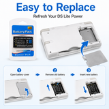 Replacement Battery for Nintendo DS Lite 2000mAh Repair Kit