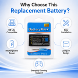 Replacement Battery for Nintendo DS Lite 2000mAh Repair Kit
