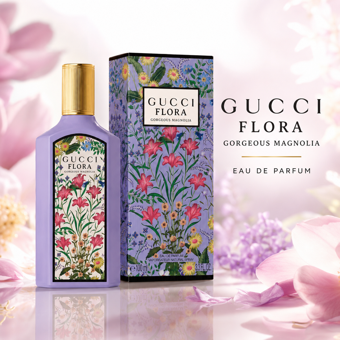 Gucci Flora Gorgeous Magnolia Eau de Parfum 100ml Women's Fragrance