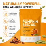 Pumpkin Seed Oil 1000mg + Saw Palmetto | 300 Softgels