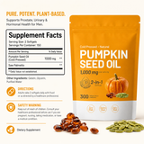 Pumpkin Seed Oil 1000mg + Saw Palmetto | 300 Softgels
