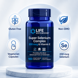 Life Extension Selenium & Vitamin E Antioxidant Formula 100 Capsules