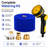 Deluxe Expandable Garden Hose 25ft 50ft 100ft Heavy Duty Flexible Water Hose