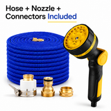 Deluxe Expandable Garden Hose 25ft 50ft 100ft Heavy Duty Flexible Water Hose